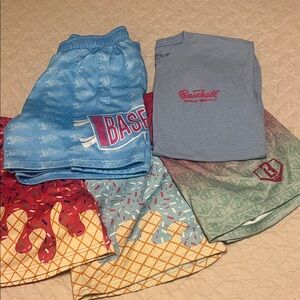 Baseball lifestyle 101 4 shorts and 1 Tee